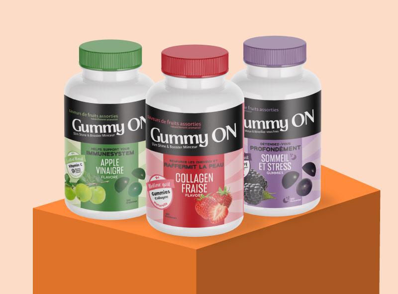 Vitamin gummies assortment